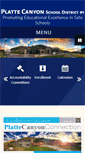 Mobile Screenshot of plattecanyonschools.org